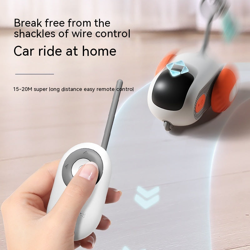 Smart Remote Cat Car Toy – USB Rechargeable Interactive Fun