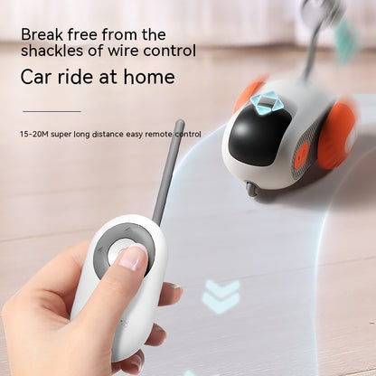 Smart Remote Cat Car Toy – USB Rechargeable Interactive Fun