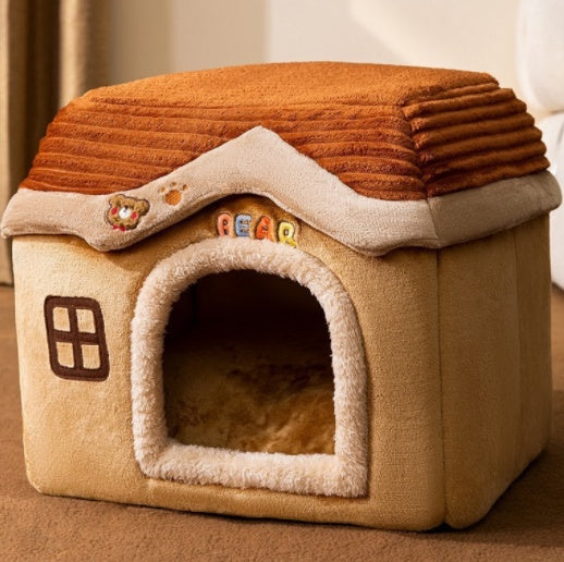 FWarm Pet House – Cozy Sleeping Bed for Dogs & Cats